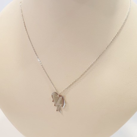 Przejdź do produktu Naszyjnik srebrny Kobieta z błyskawicą 