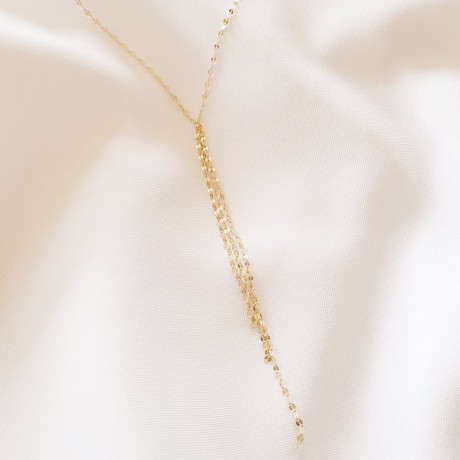 Przejdź do produktu Naszyjnik srebrny Maya - pozłacany 