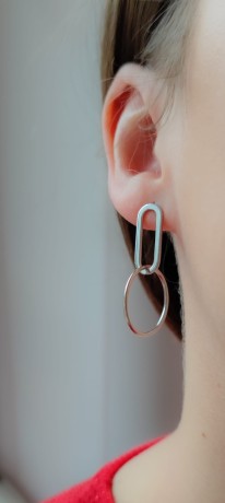 Przejdź do produktu Kolczyki srebrne SECRET