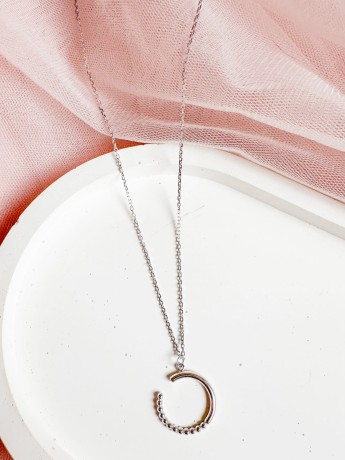 Przejdź do produktu Naszyjnik srebrny LUNA