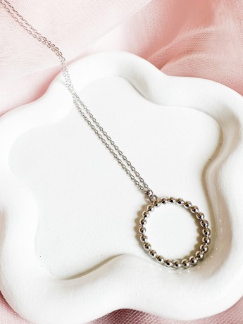 Przejdź do produktu Naszyjnik srebrny SILVER DOTS