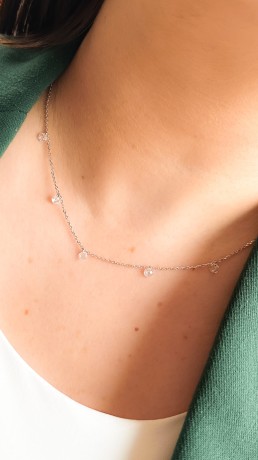 Przejdź do produktu Naszyjnik srebrny SHINE