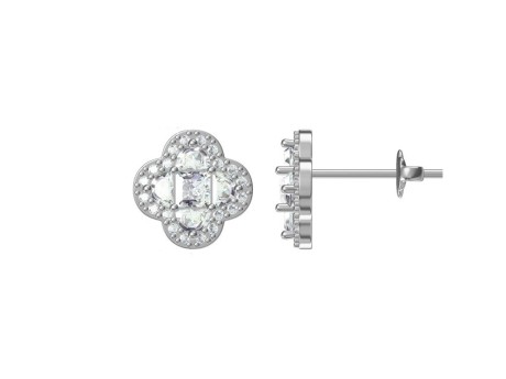 Przejdź do produktu Kolczyki srebrne koniczynki marokańskie AURI