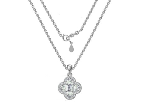 Przejdź do produktu Naszyjnik srebrny koniczynka marokańska AURI