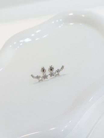 Przejdź do produktu Kolczyki srebrne STARGLOW
