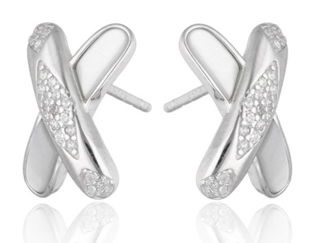 Przejdź do produktu Kolczyki srebrne ROSIE