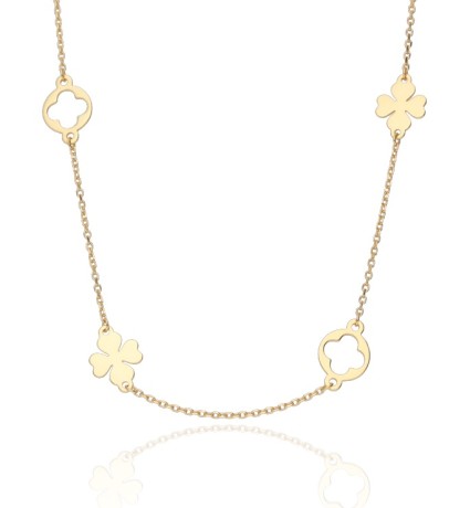 Przejdź do produktu Naszyjnik srebrny LOU - pozłacany