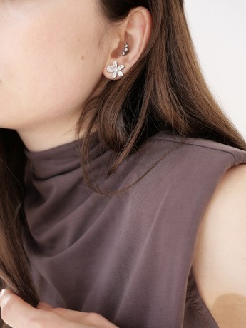 Przejdź do produktu Kolczyki srebrne kwiatki FLORI